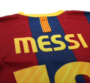 2010/11 MESSI #10 Barcelona Vintage Nike Home Football Shirt Jersey (S)