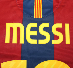 2010/11 MESSI #10 Barcelona Vintage Nike Home Football Shirt Jersey (S)