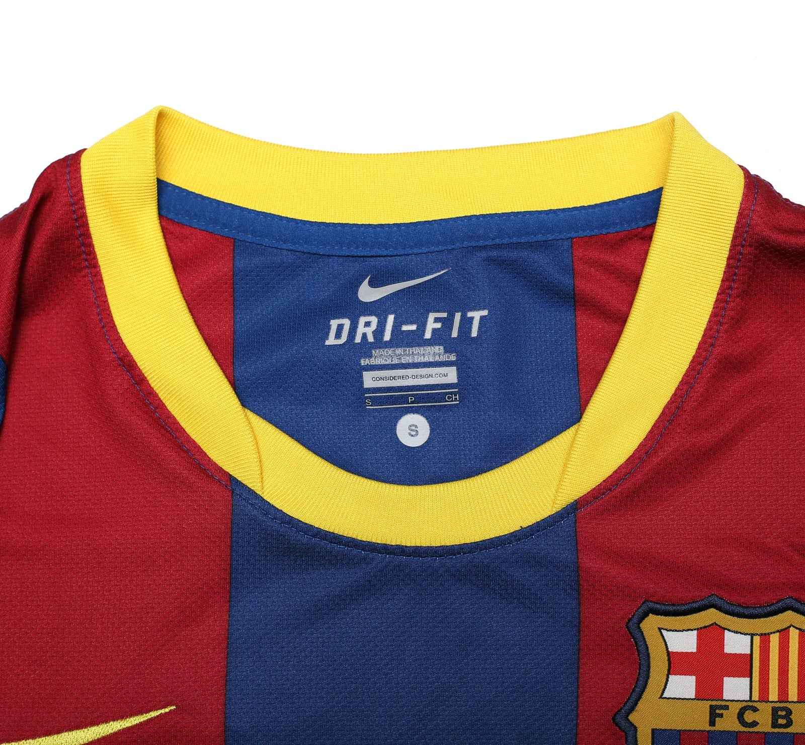 2010/11 MESSI #10 Barcelona Vintage Nike Home Football Shirt Jersey (S)