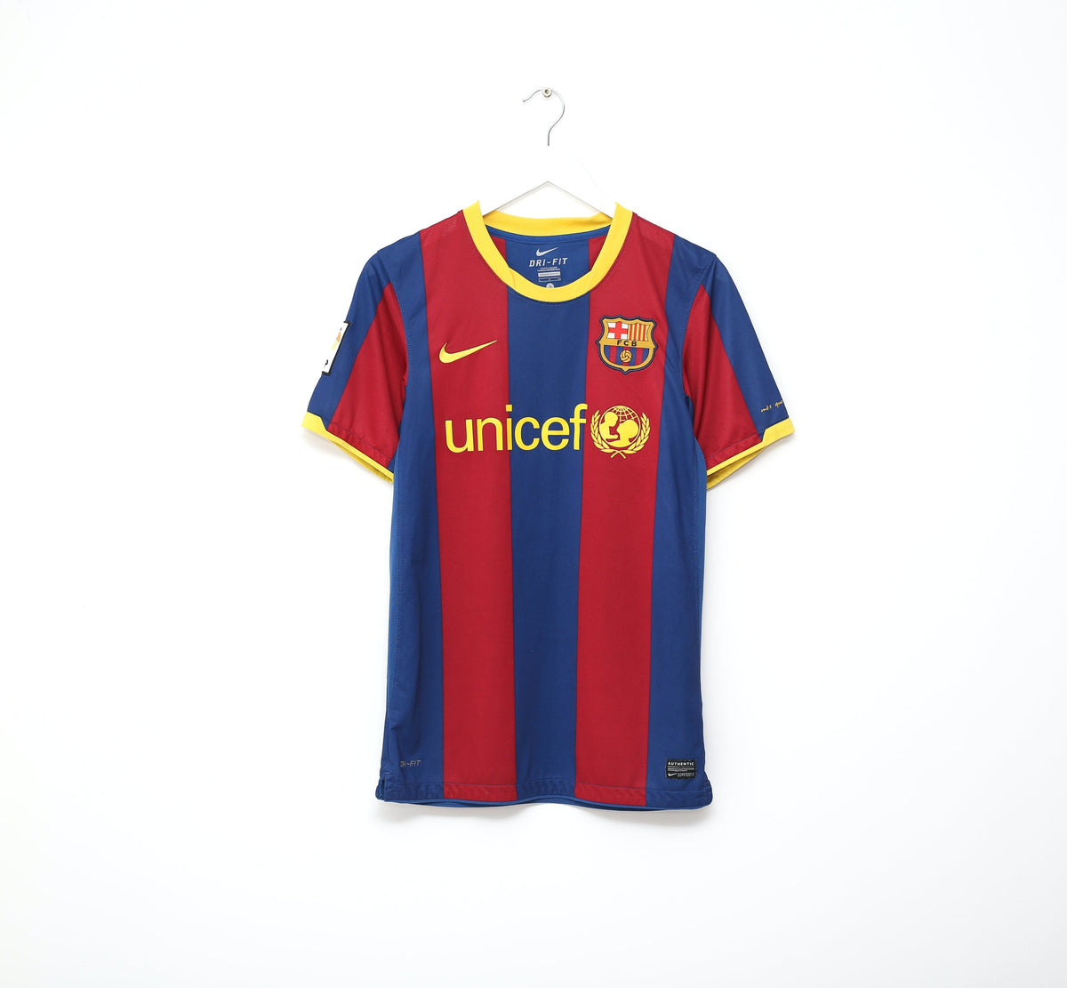2010/11 MESSI #10 Barcelona Vintage Nike Home Football Shirt Jersey (S)