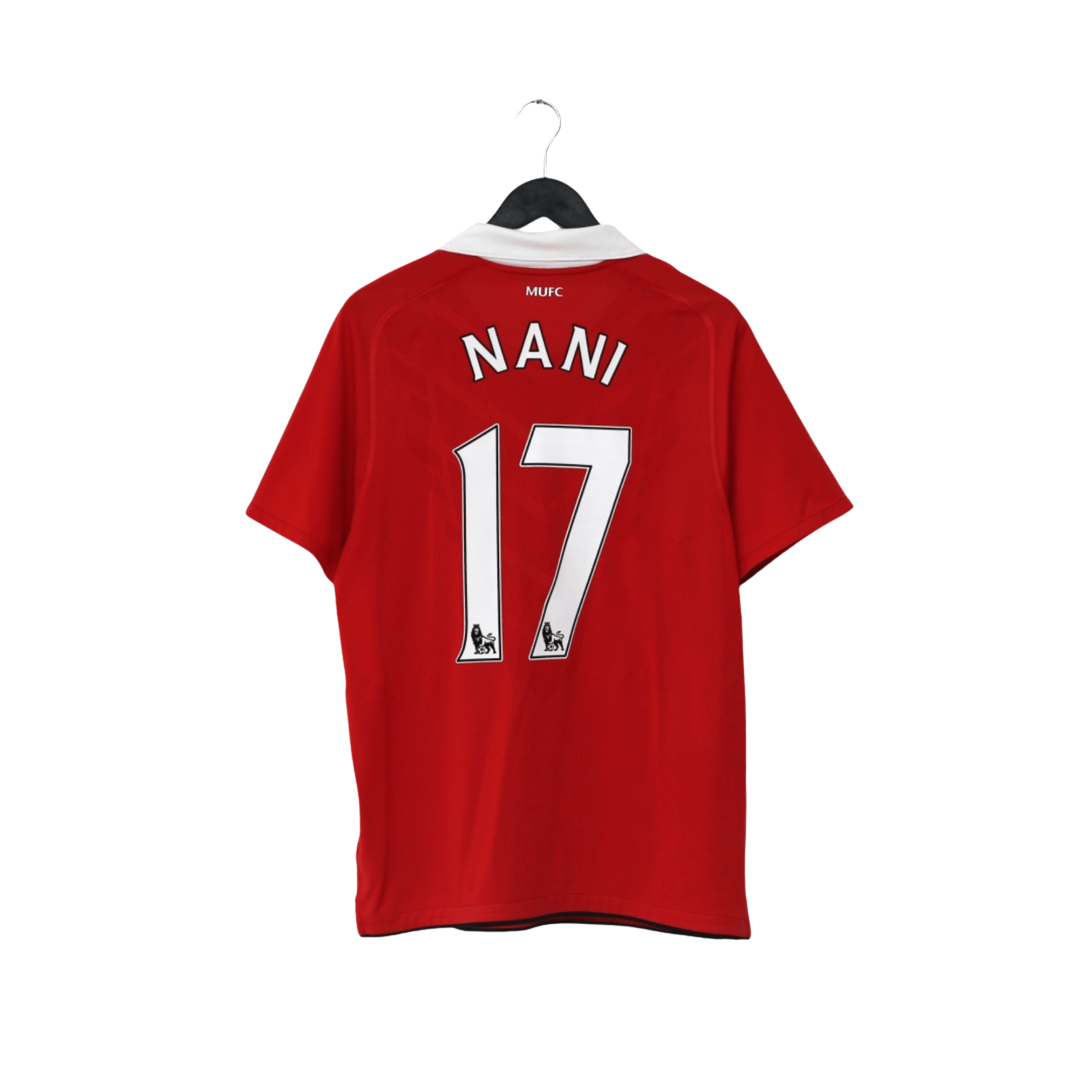 2010/11 Nani #17 Manchester United Vintage Home Football Shirt (M)