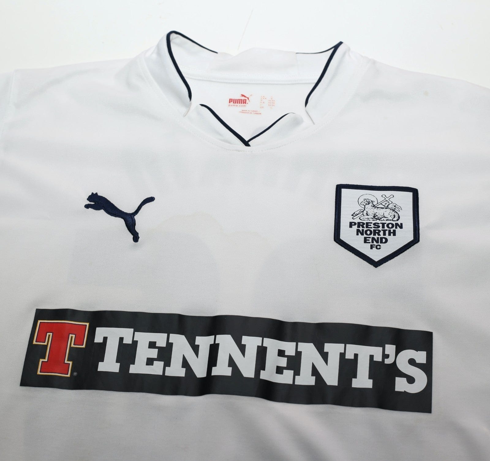 2010/11 PARKIN #26 Preston North End Vintage PUMA Football Shirt (M/L)