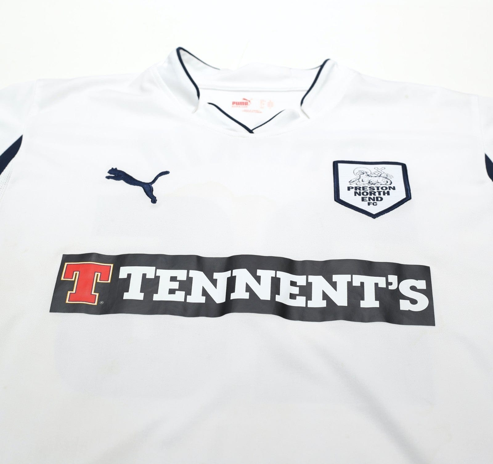 2010/11 PARKIN #26 Preston North End Vintage PUMA Football Shirt (M/L)