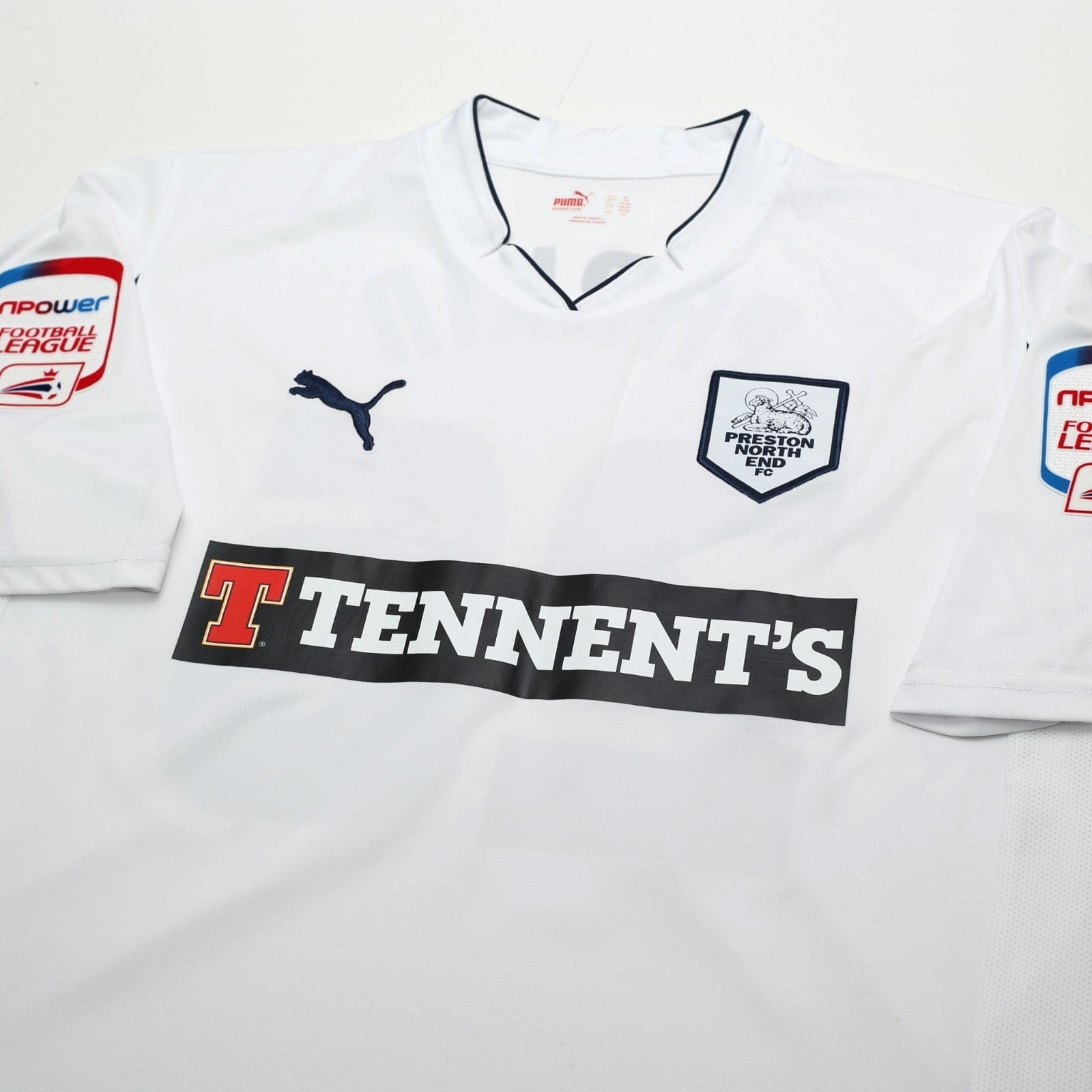 2010/11 Parkin #26 Preston North End Vintage PUMA Home Football Shirt (L/XL)