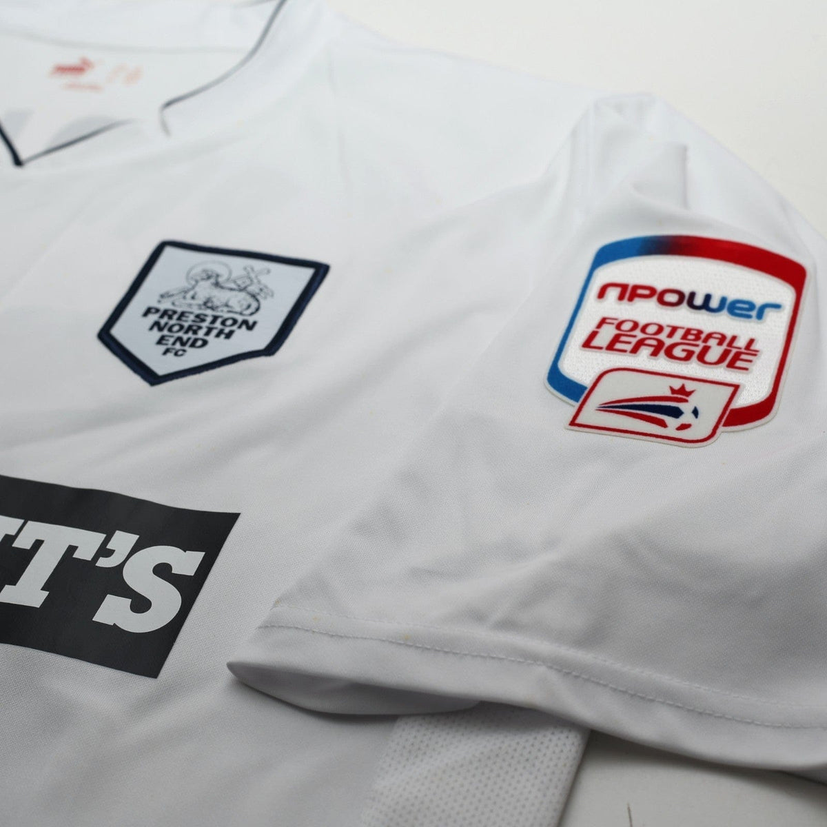 2010/11 Parkin #26 Preston North End Vintage PUMA Home Football Shirt (L/XL)