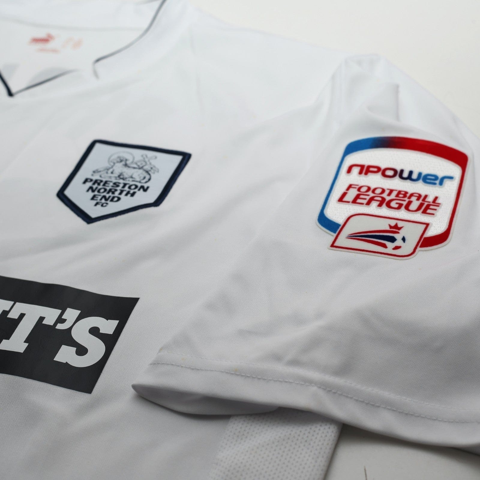 2010/11 Parkin #26 Preston North End Vintage PUMA Home Football Shirt (L/XL)