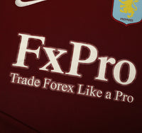 2010/11 PIRES #8 Aston Villa Vintage Nike Home Football Shirt (S)