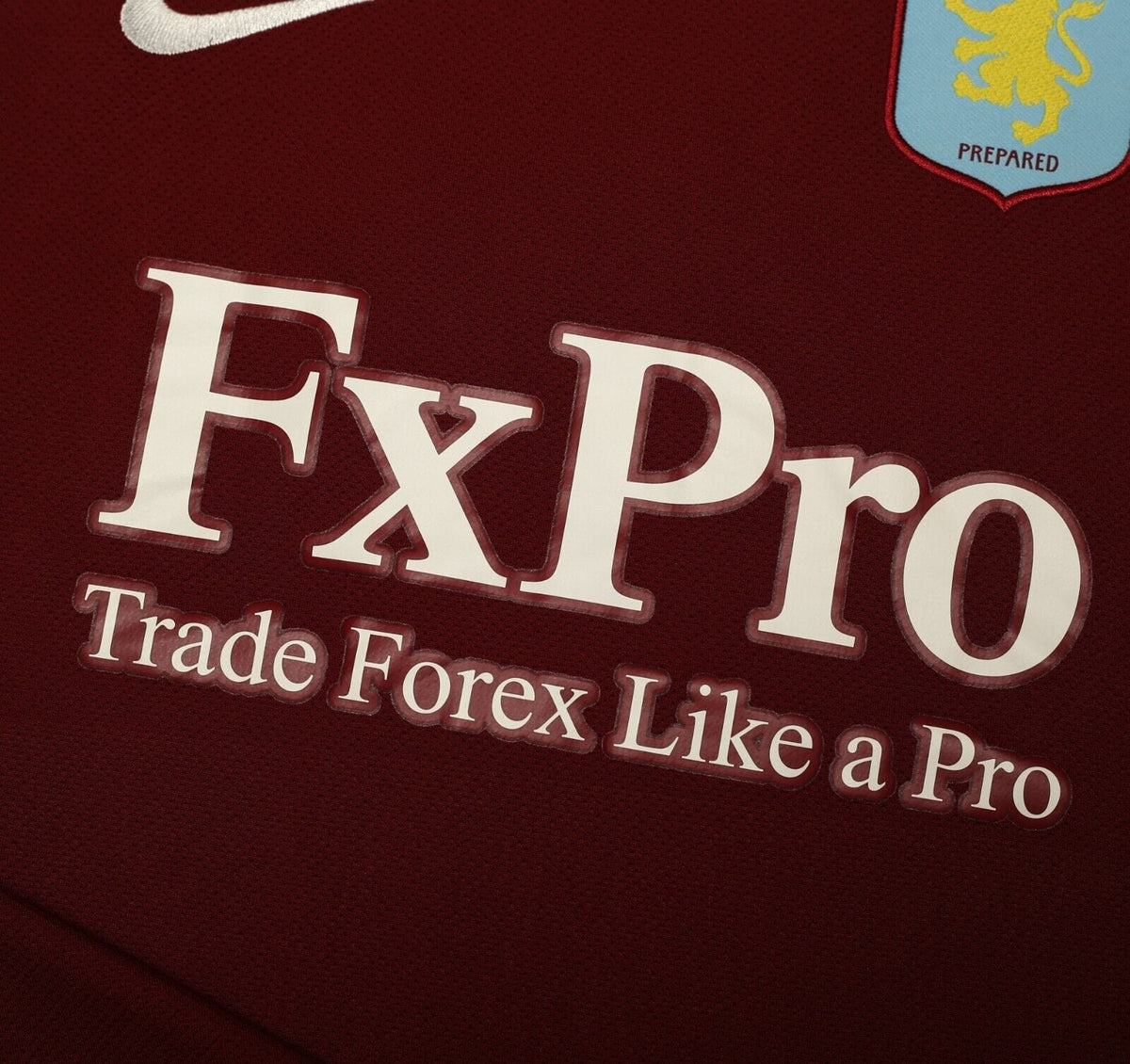 2010/11 PIRES #8 Aston Villa Vintage Nike Home Football Shirt (S)