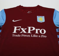 2010/11 PIRES #8 Aston Villa Vintage Nike Home Football Shirt (S)