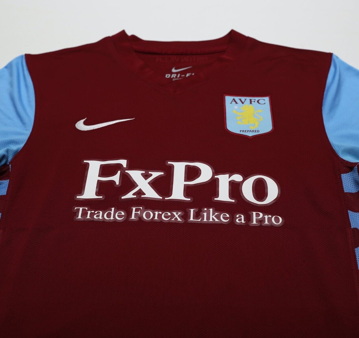 2010/11 PIRES #8 Aston Villa Vintage Nike Home Football Shirt (S)