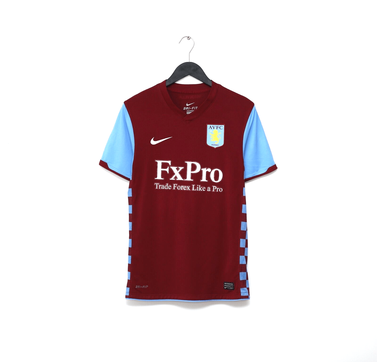 2010/11 PIRES #8 Aston Villa Vintage Nike Home Football Shirt (S)