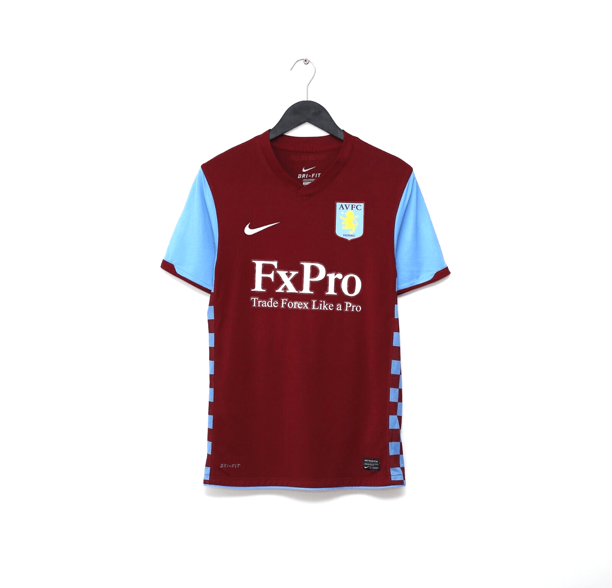 2010/11 PIRES #8 Aston Villa Vintage Nike Home Football Shirt (S)