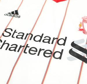 2010/11 SUAREZ #7 Liverpool Vintage adidas Away Football Shirt Jersey (XL)