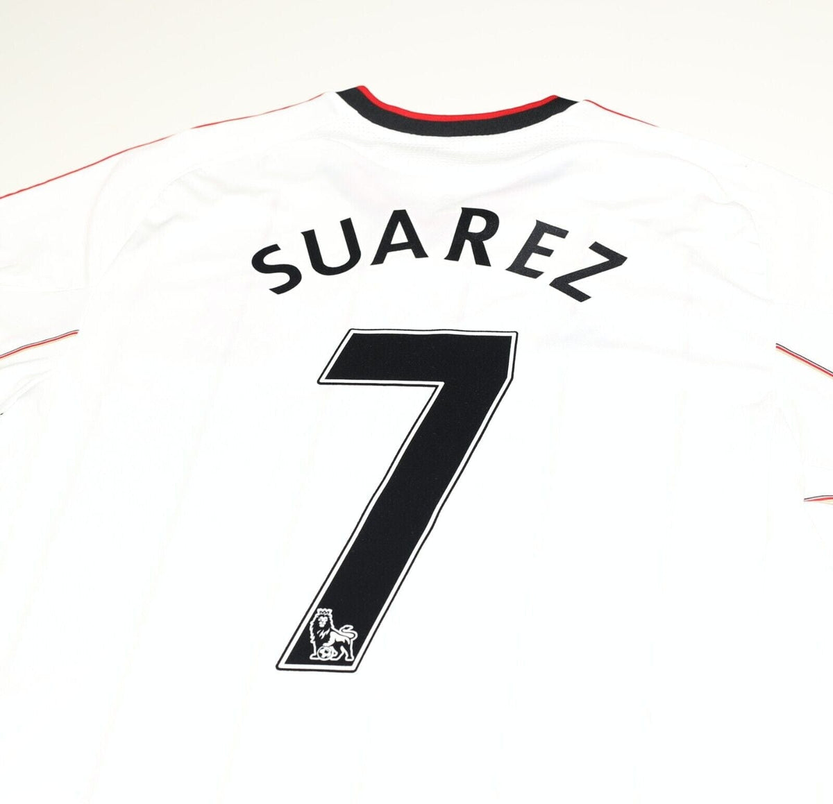2010/11 SUAREZ #7 Liverpool Vintage adidas Away Football Shirt Jersey (XL)