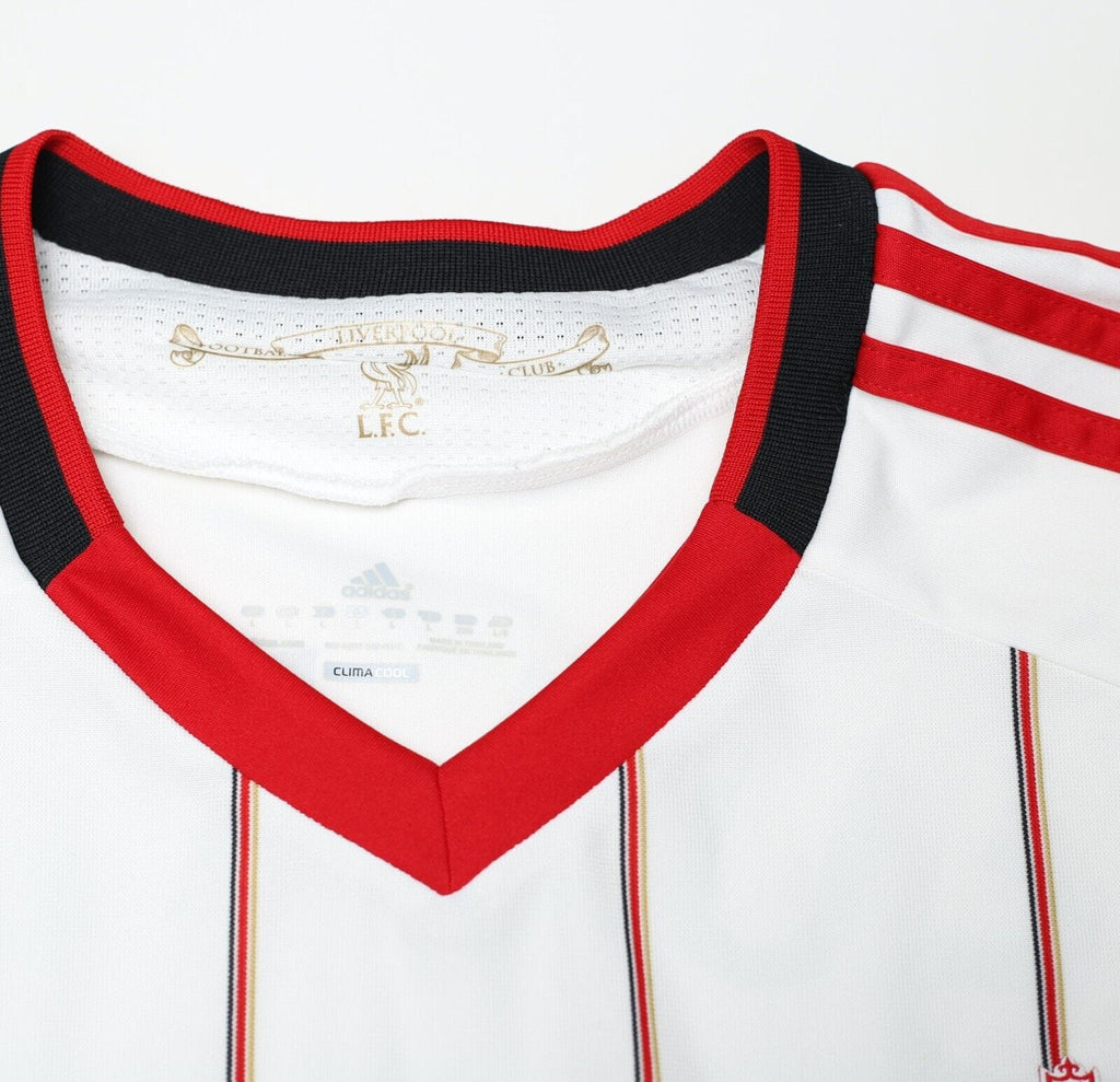 2010/11 SUAREZ #7 Liverpool Vintage adidas Away Football Shirt Jersey (XL)