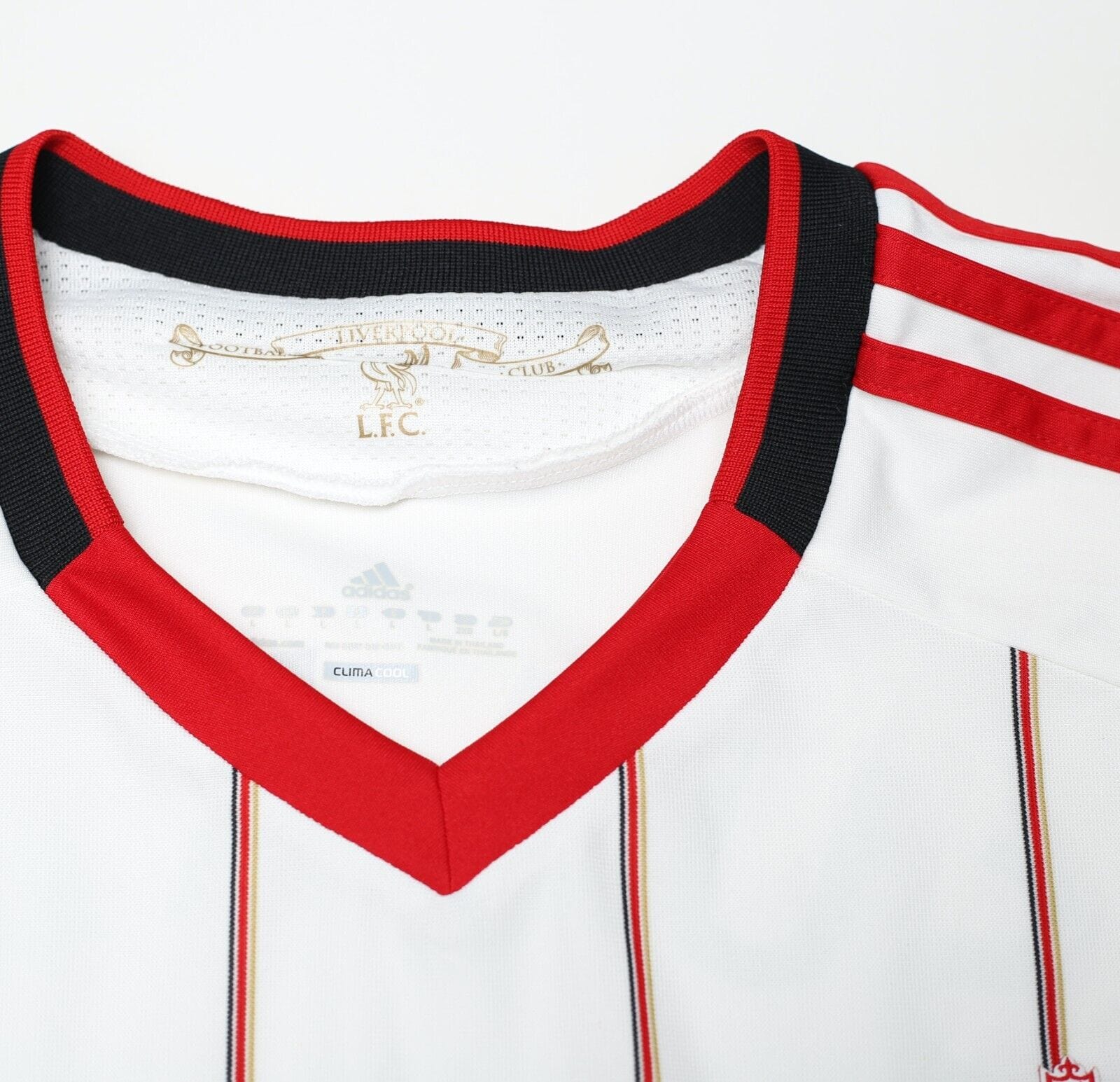 2010/11 SUAREZ #7 Liverpool Vintage adidas Away Football Shirt Jersey (XL)