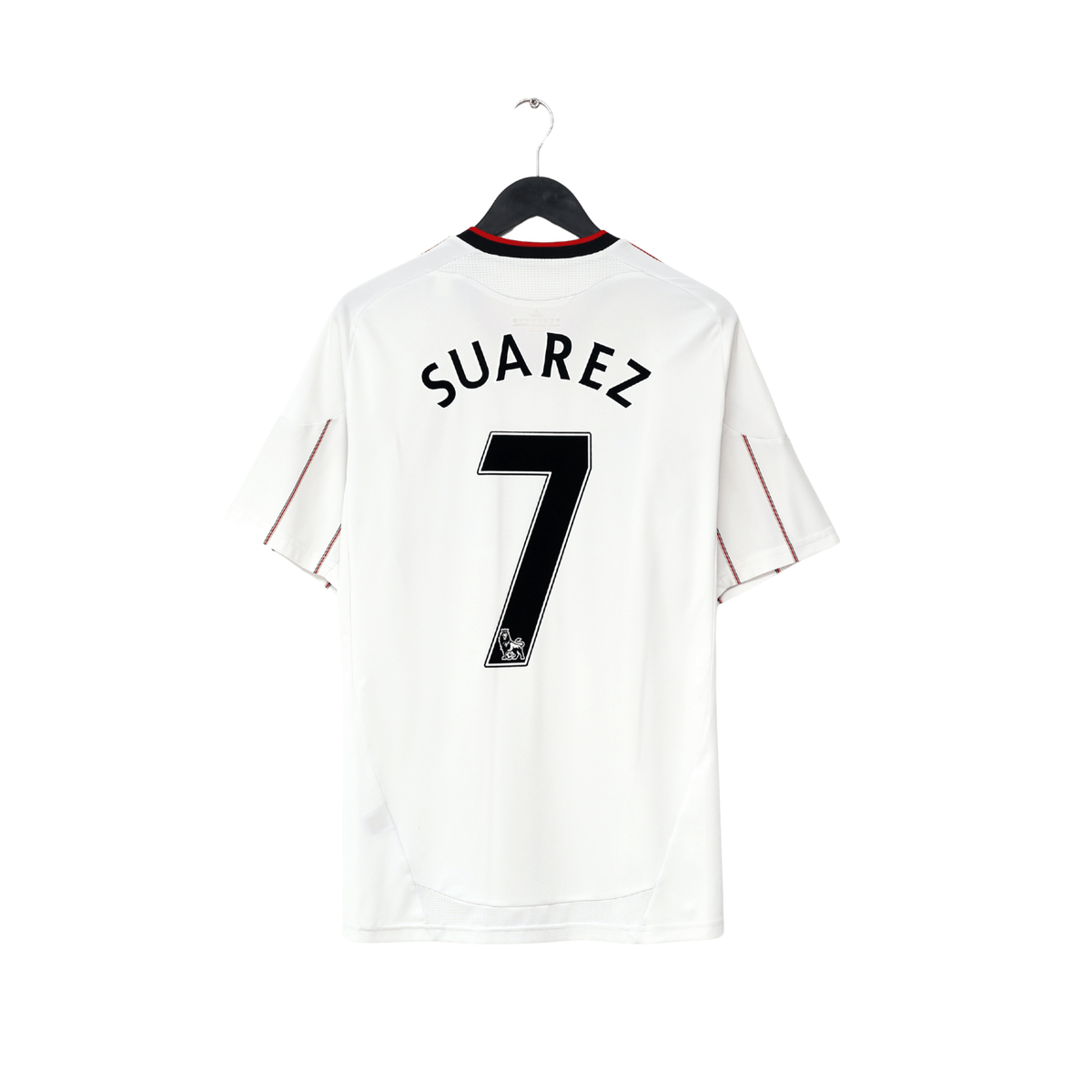 2010/11 SUAREZ #7 Liverpool Vintage adidas Away Football Shirt (M)