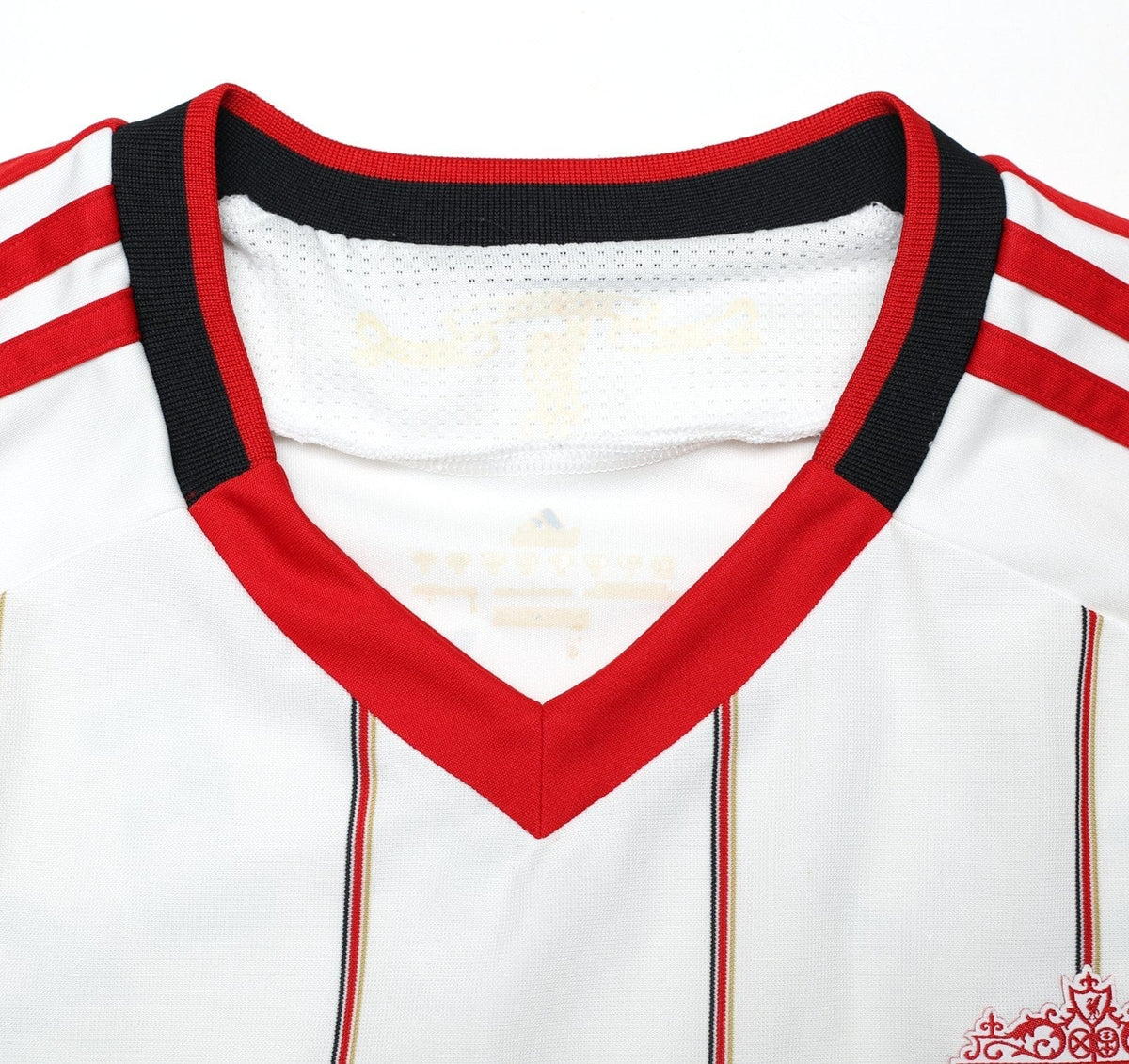 2010/11 SUAREZ #7 Liverpool Vintage adidas Away Football Shirt (M)