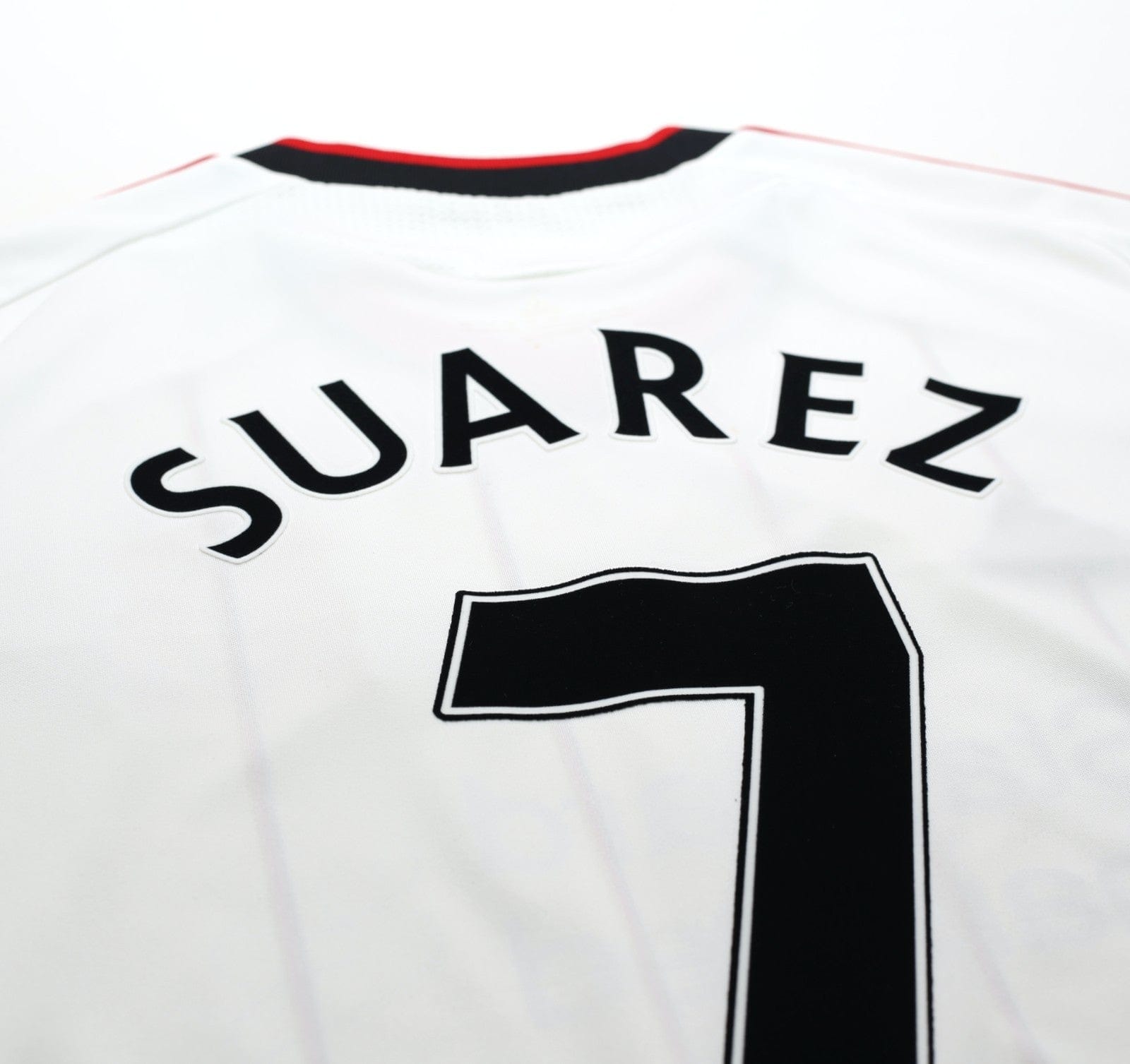 2010/11 SUAREZ #7 Liverpool Vintage adidas Away Football Shirt (M)