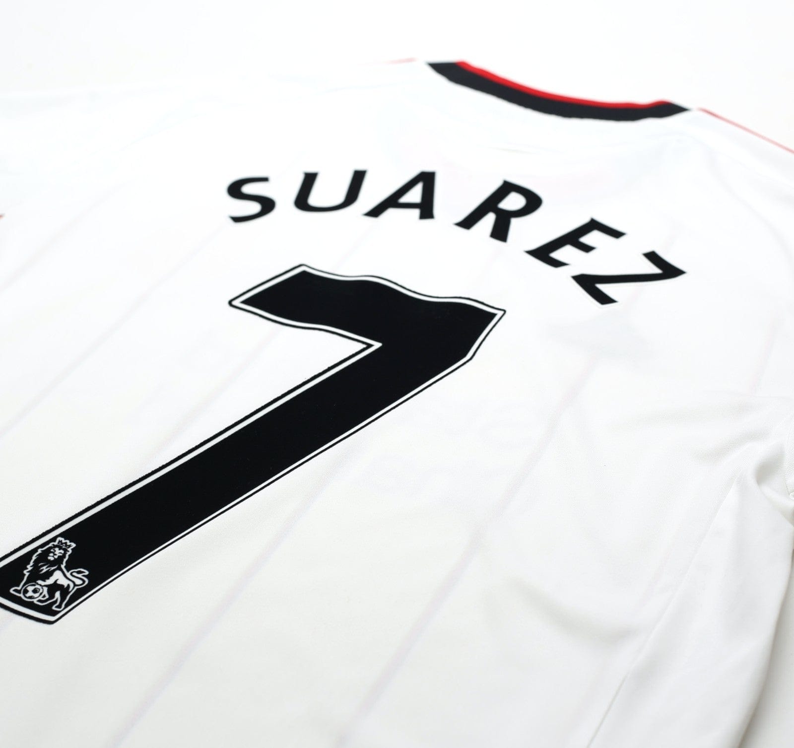 2010/11 SUAREZ #7 Liverpool Vintage adidas Away Football Shirt (M)