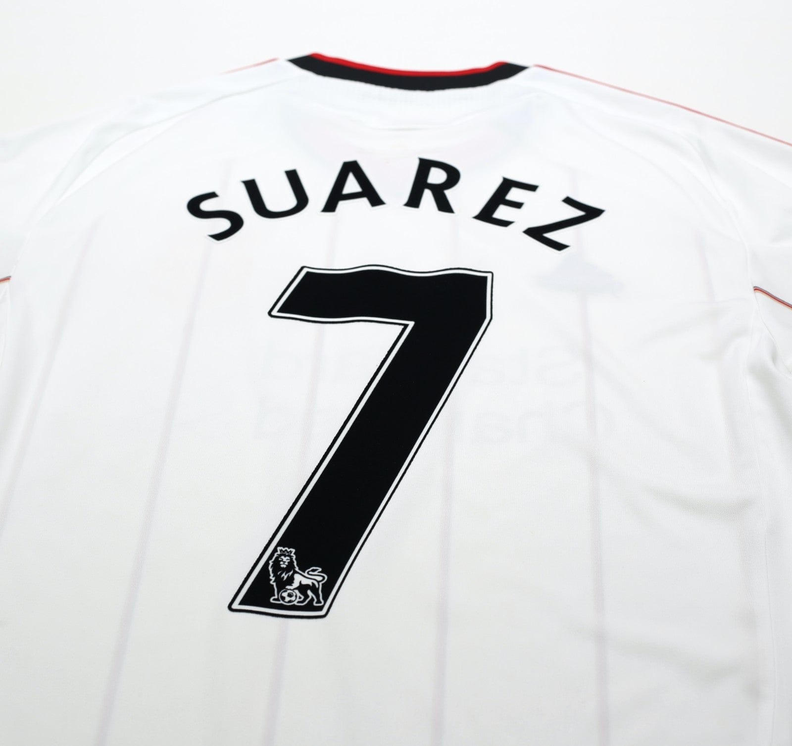 2010/11 SUAREZ #7 Liverpool Vintage adidas Away Football Shirt (M)