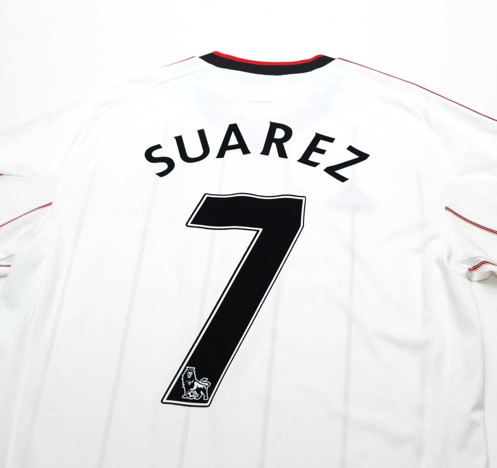 2010/11 SUAREZ #7 Liverpool Vintage adidas Away Football Shirt (M)