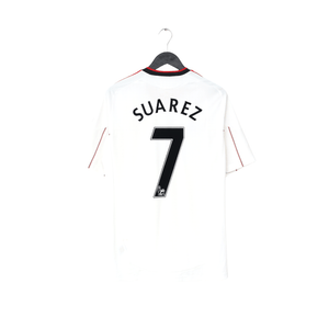 2010/11 SUAREZ #7 Liverpool Vintage adidas Away Football Shirt (M)