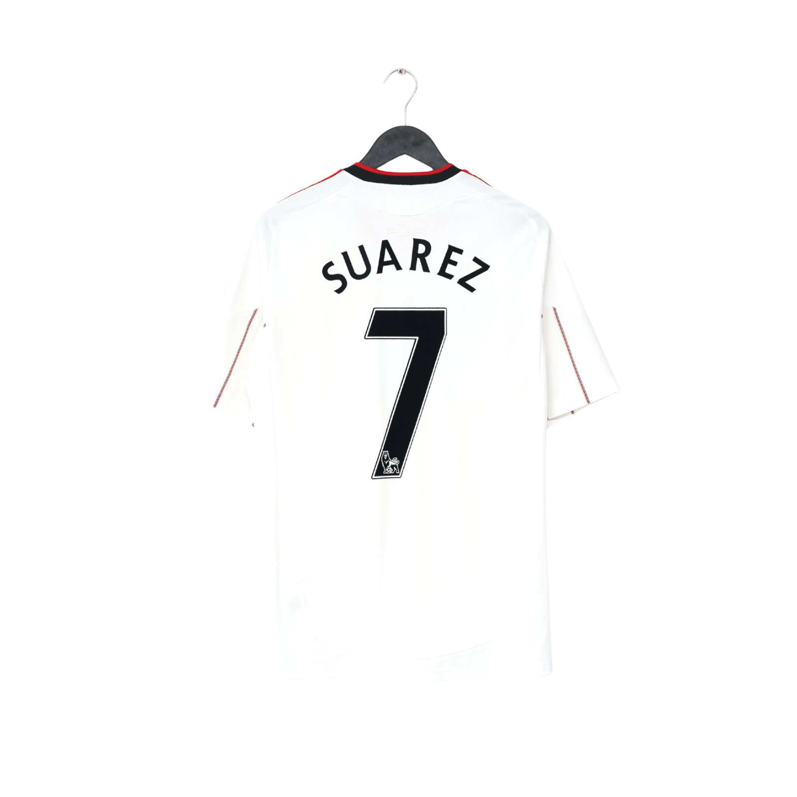 2010/11 SUAREZ #7 Liverpool Vintage adidas Away Football Shirt (M)