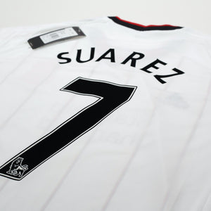 2010/11 Suarez #7 Liverpool Vintage adidas Away Football Shirt (XL) BNWT