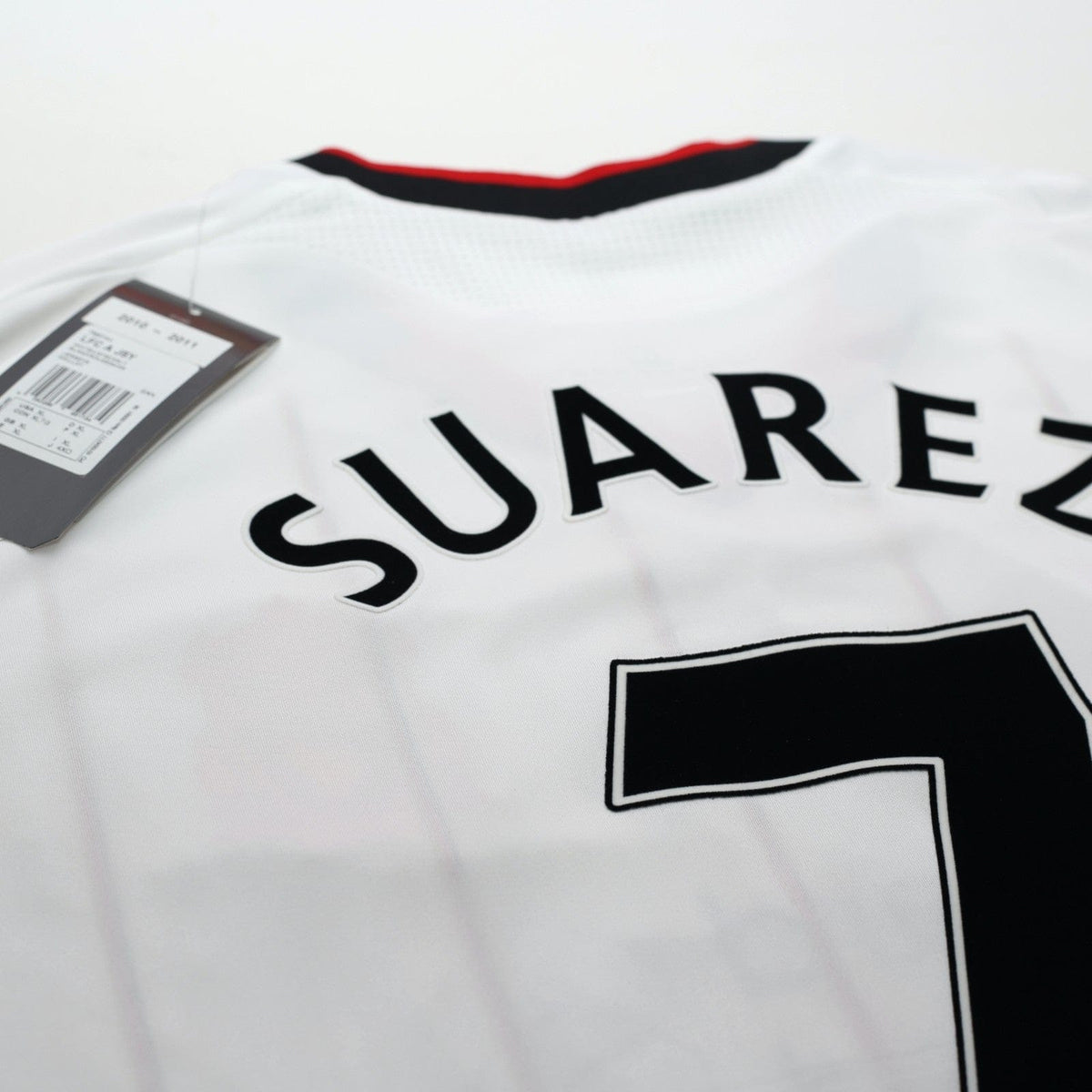 2010/11 Suarez #7 Liverpool Vintage adidas Away Football Shirt (XL) BNWT