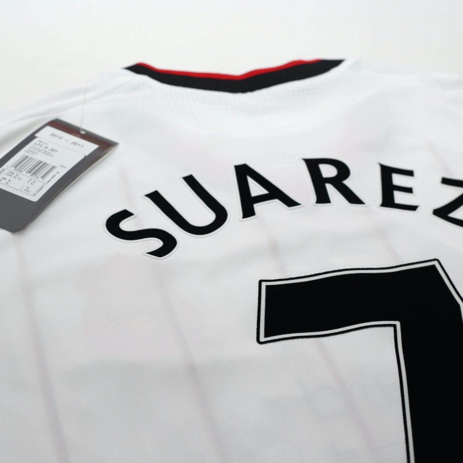 2010/11 Suarez #7 Liverpool Vintage adidas Away Football Shirt (XL) BNWT