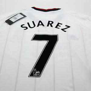 2010/11 Suarez #7 Liverpool Vintage adidas Away Football Shirt (XL) BNWT