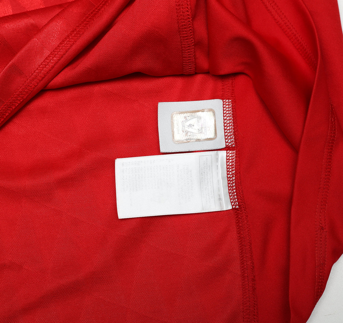 2010/11 SUAREZ #7 Liverpool Vintage adidas Home Football Shirt (XXL)