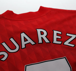 2010/11 SUAREZ #7 Liverpool Vintage adidas Home Football Shirt (XXL)