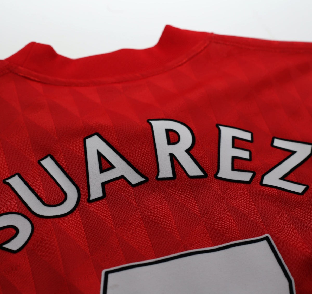 2010/11 SUAREZ #7 Liverpool Vintage adidas Home Football Shirt (XXL)