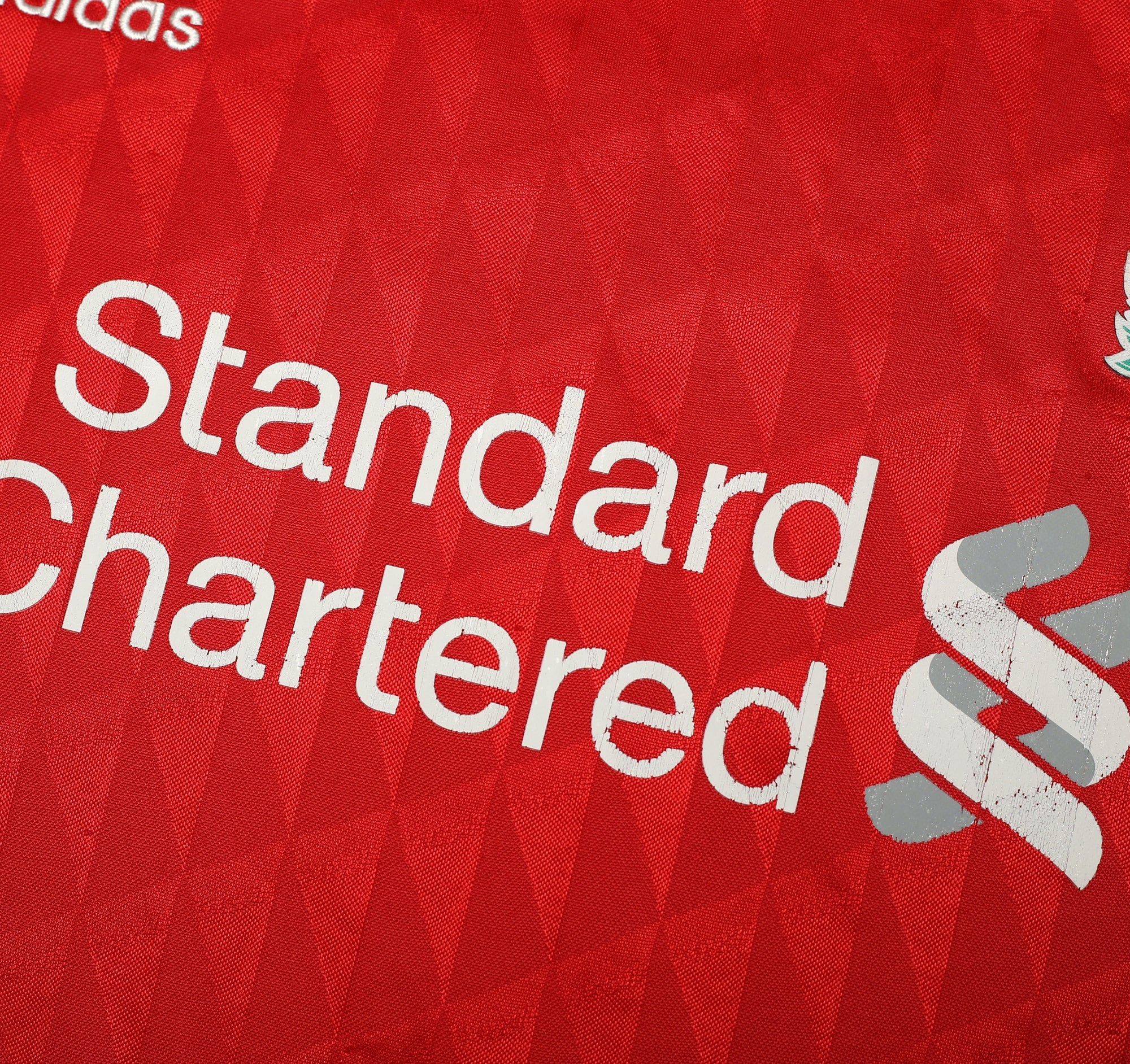 2010/11 SUAREZ #7 Liverpool Vintage adidas Home Football Shirt (XXL)