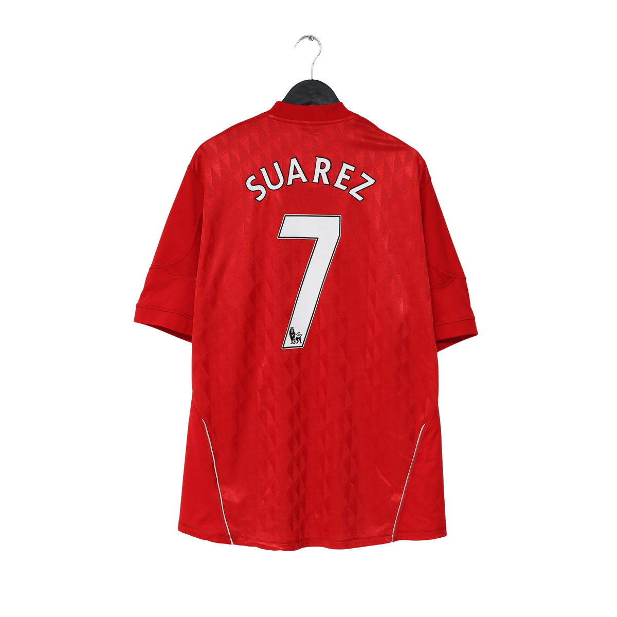 2010/11 SUAREZ #7 Liverpool Vintage adidas Home Football Shirt (XXL)