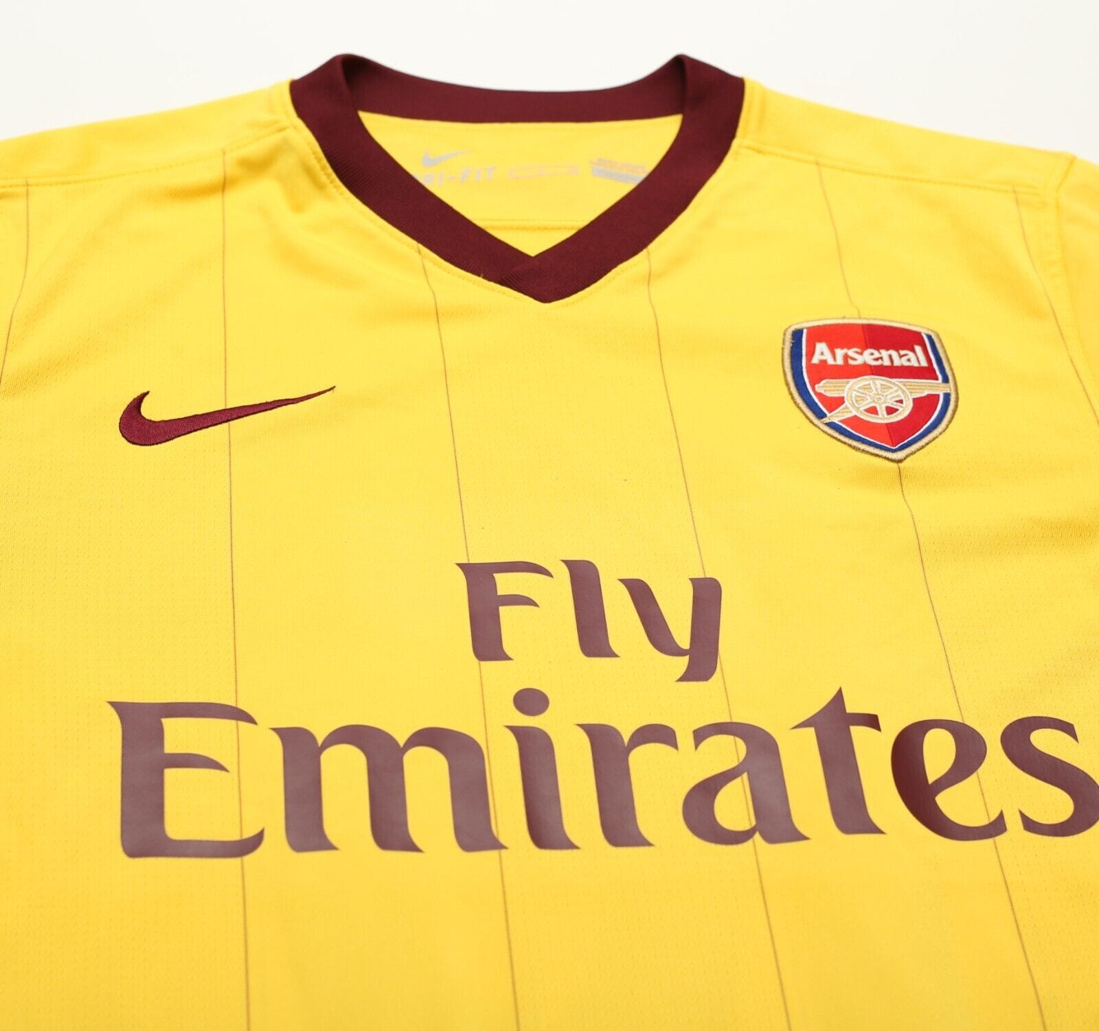 2010/11 Van Persie #10 Arsenal Vintage Nike Away Football Shirt Jersey (S)