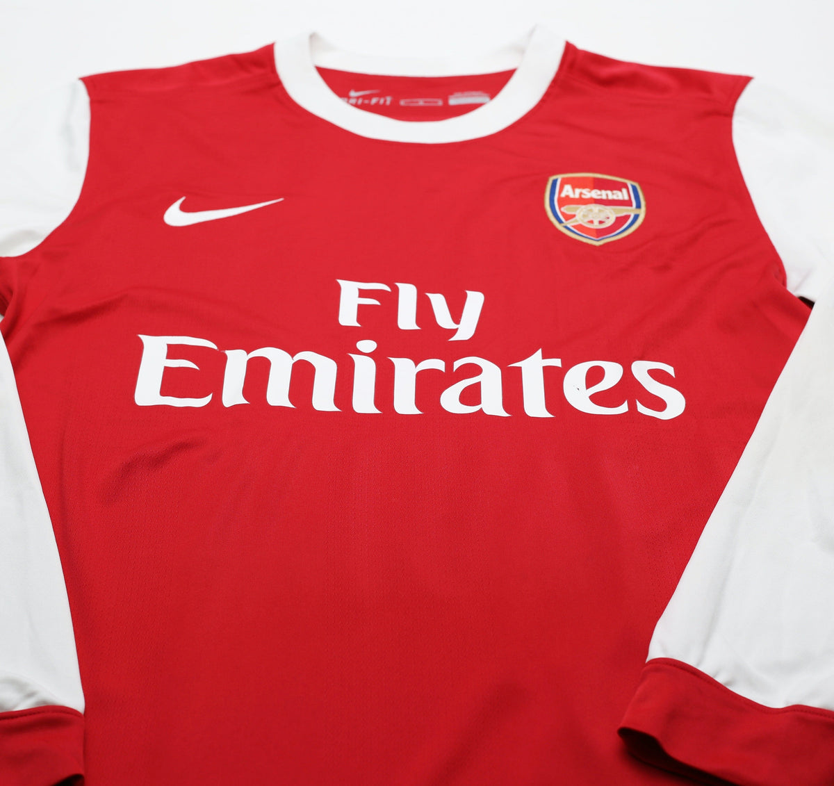 2010/11 WILSHERE #19 Arsenal Vintage Nike L/S Home Football Shirt (M)