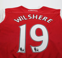 2010/11 WILSHERE #19 Arsenal Vintage Nike L/S Home Football Shirt (M)