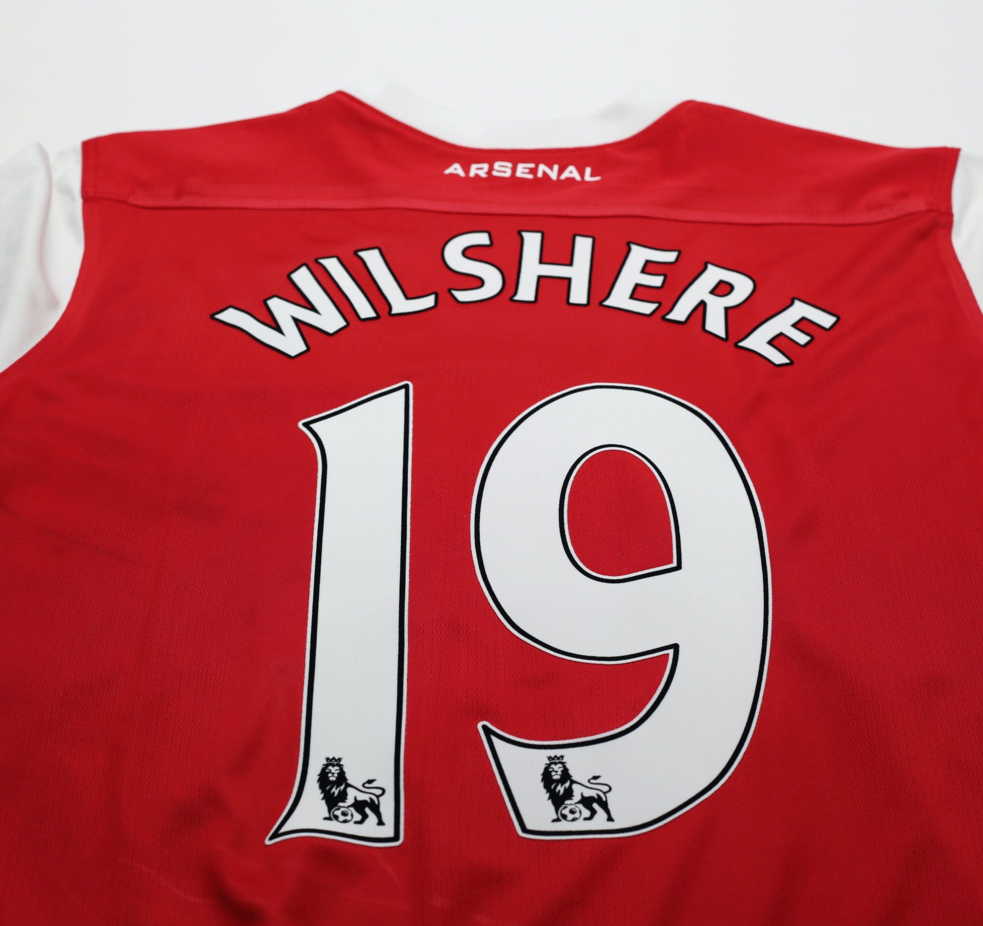 2010/11 WILSHERE #19 Arsenal Vintage Nike L/S Home Football Shirt (M)