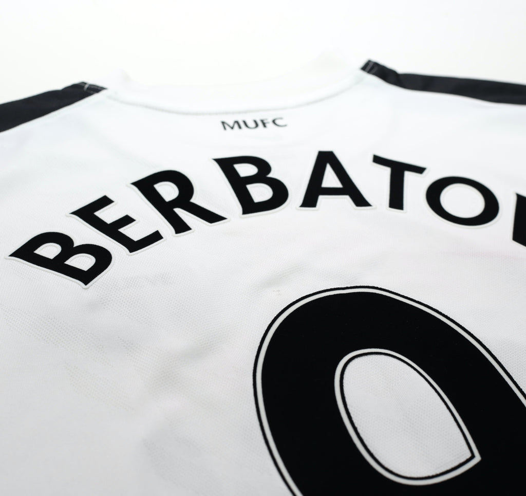 2010/12 BERBATOV #9 Manchester United Vintage Nike Away Football Shirt (L)
