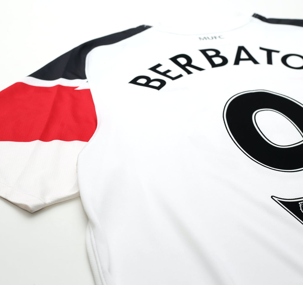 2010/12 BERBATOV #9 Manchester United Vintage Nike Away Football Shirt (L)