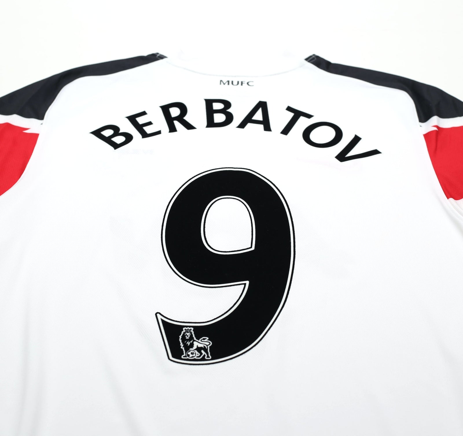 2010/12 BERBATOV #9 Manchester United Vintage Nike Away Football Shirt (L)