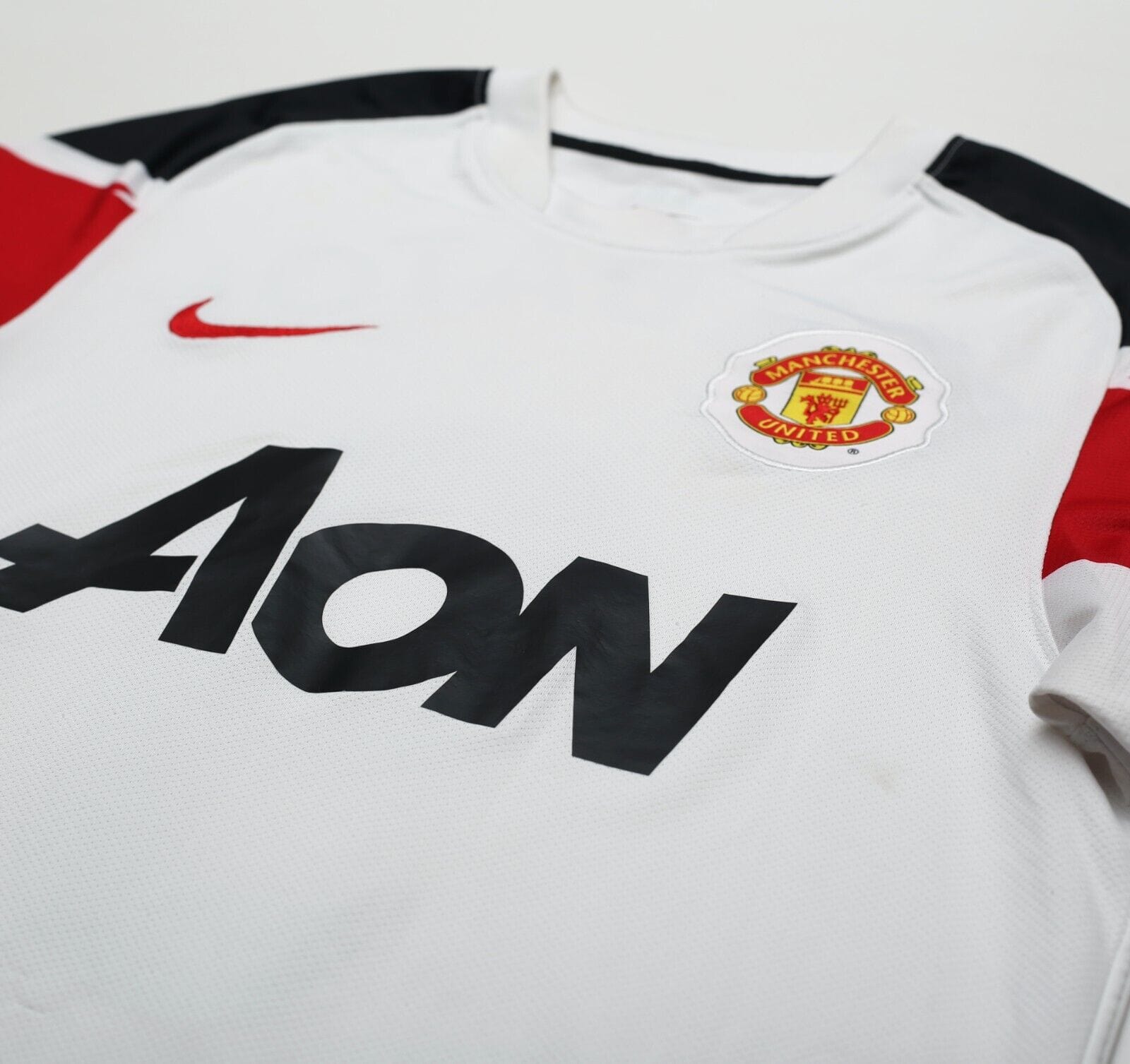 2010/12 BERBATOV #9 Manchester United Vintage Nike Away Football Shirt (S)