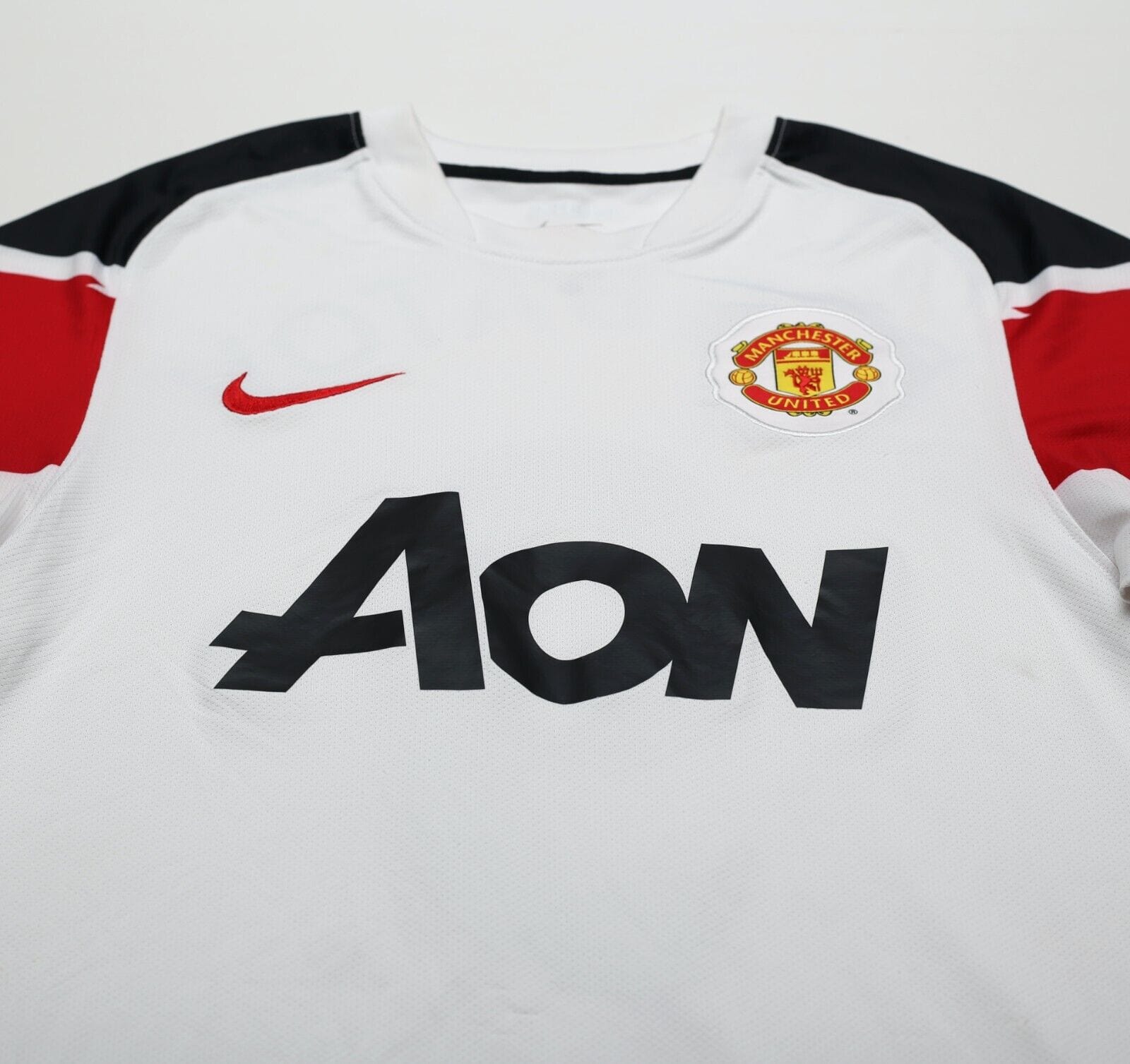 2010/12 BERBATOV #9 Manchester United Vintage Nike Away Football Shirt (S)