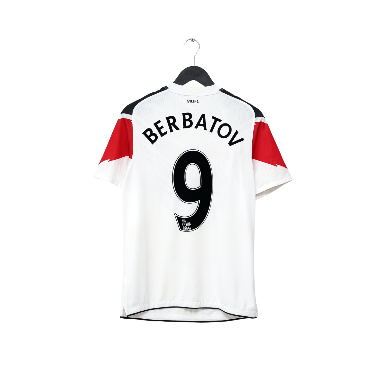 2010/12 BERBATOV #9 Manchester United Vintage Nike Away Football Shirt (S)