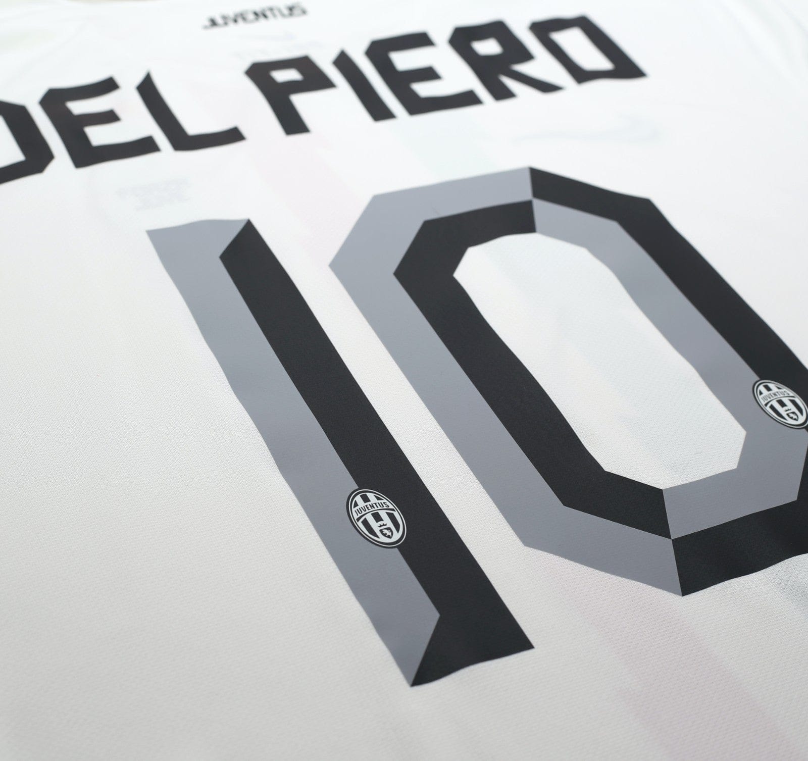 2010/12 DEL PIERO #10 Juventus Vintage Nike Away Football Shirt (L/XL)