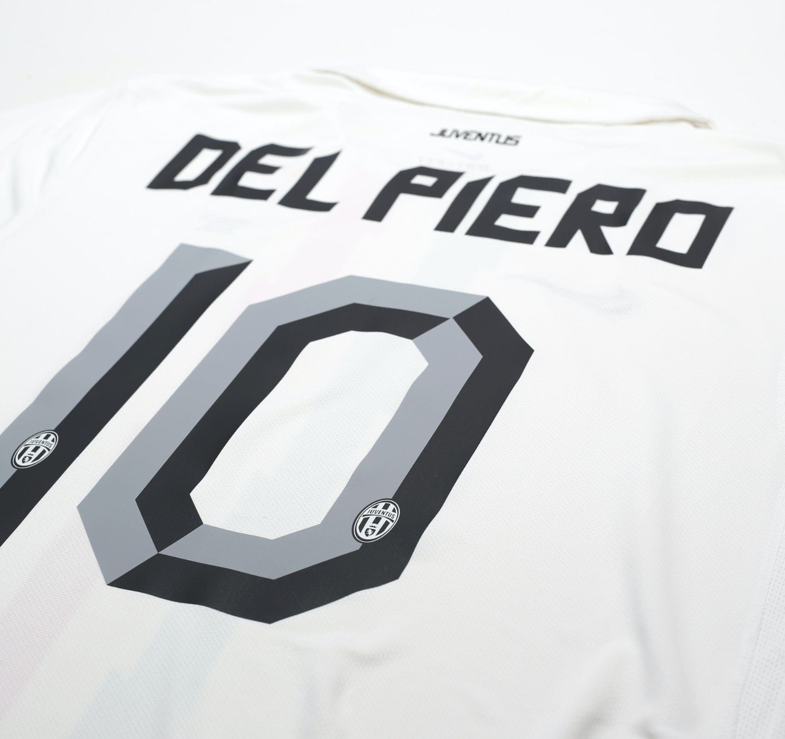 2010/12 DEL PIERO #10 Juventus Vintage Nike Away Football Shirt (L/XL)