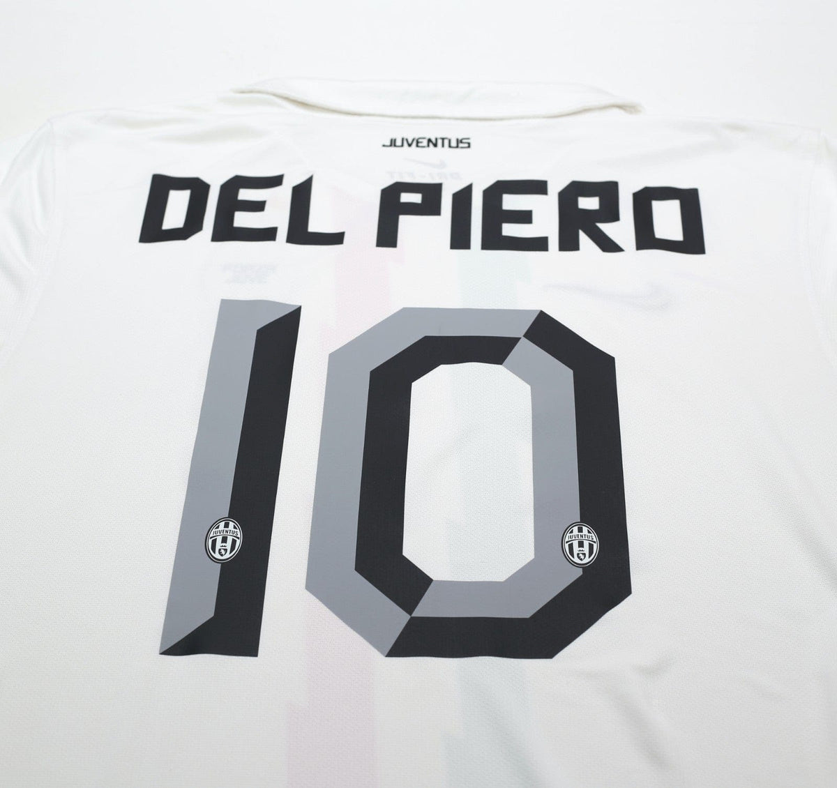 2010/12 DEL PIERO #10 Juventus Vintage Nike Away Football Shirt (L/XL)